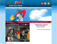 Tablet Screenshot of crayonschildcarecenter.com